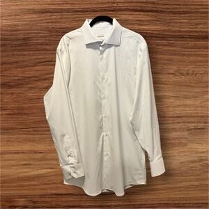 Perry Ellis Premium Slim Fit Long Sleeve Shirt Size 16 32/33